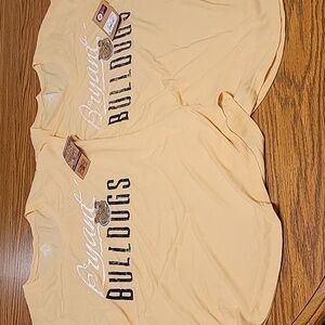 2 New Ladies' Bryant University Football Bulldogs Rhode Island Shirts~Med and Sm